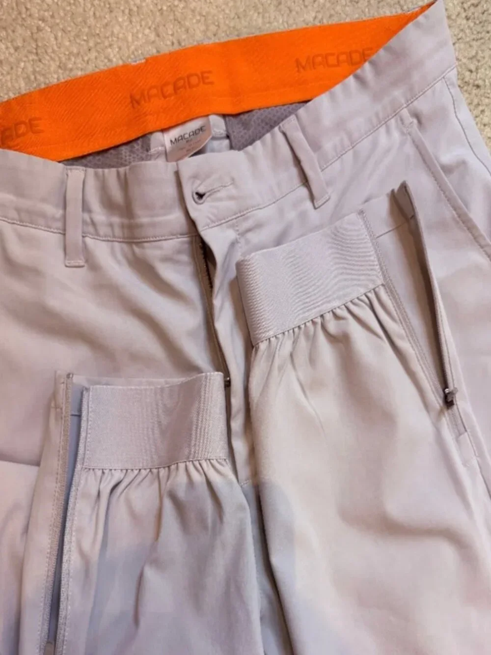 Macade Golf Performance Pants 34 Short | Slim Fit Stretch Golf Pants | Premium S
